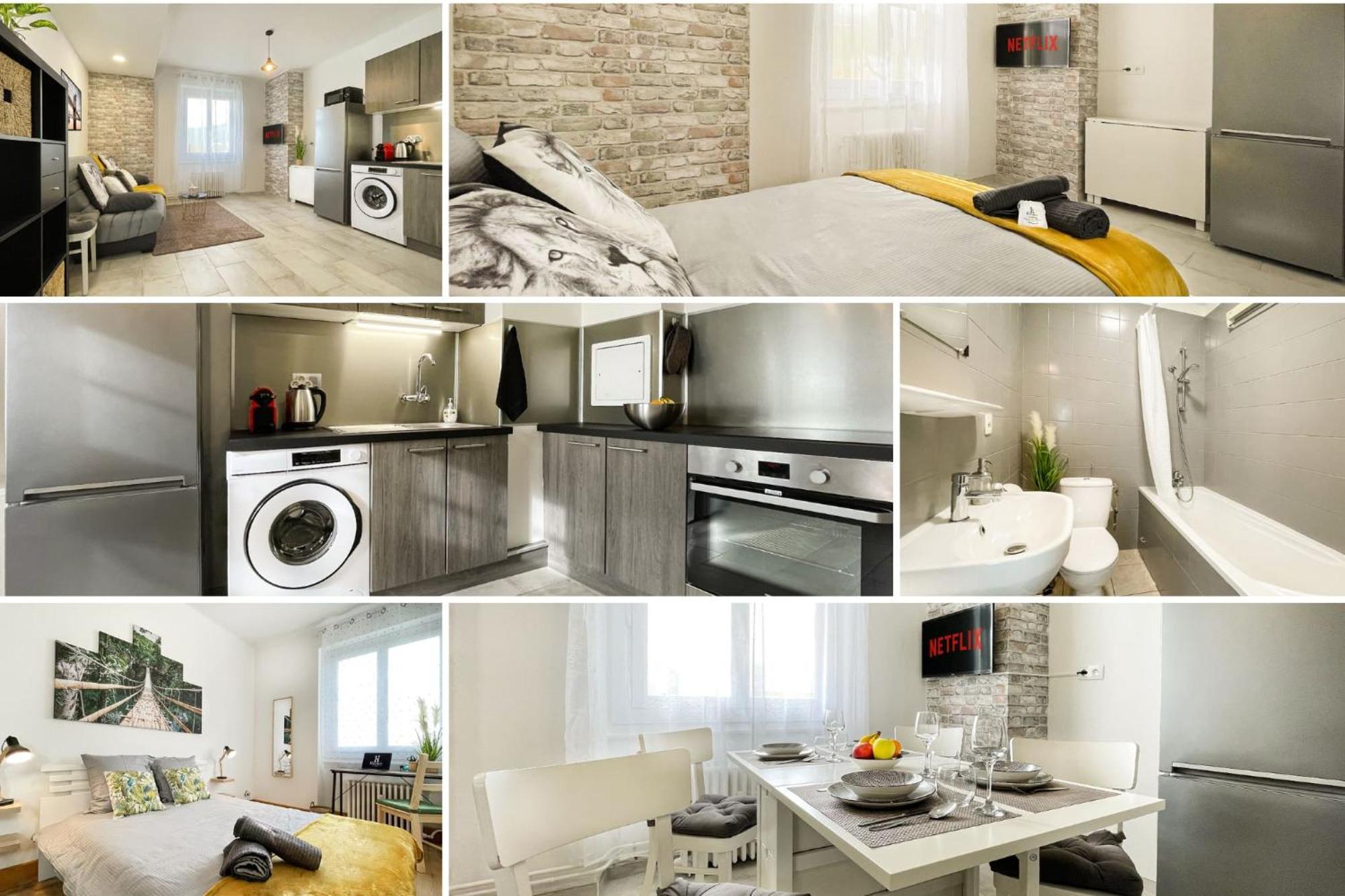 HOMEY KEOLA - Parking privé gratuit - Aux portes de Genève - Au pied du tram - Appartement avec 1 chambre et un grand salon avec un canapé-lit Ambilly Extérieur photo